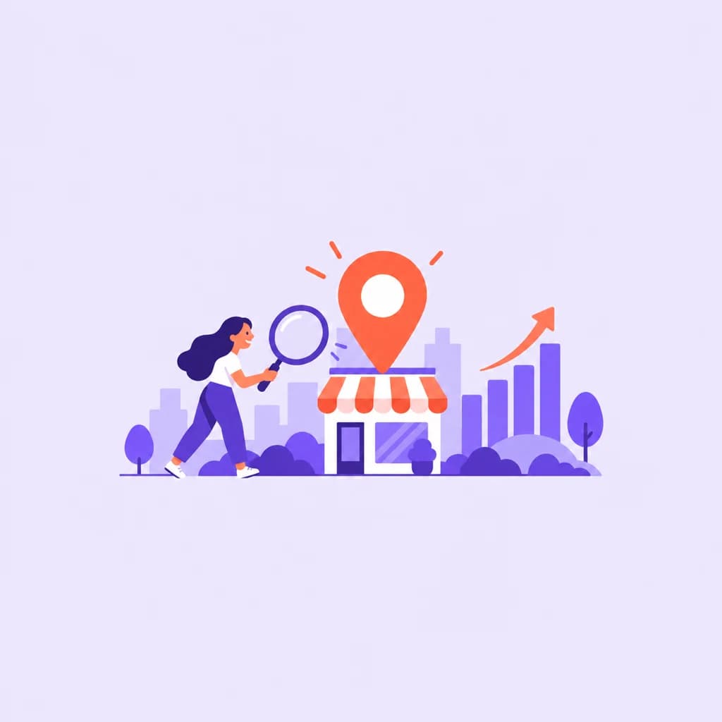Local SEO: a business showing in Google Maps results
