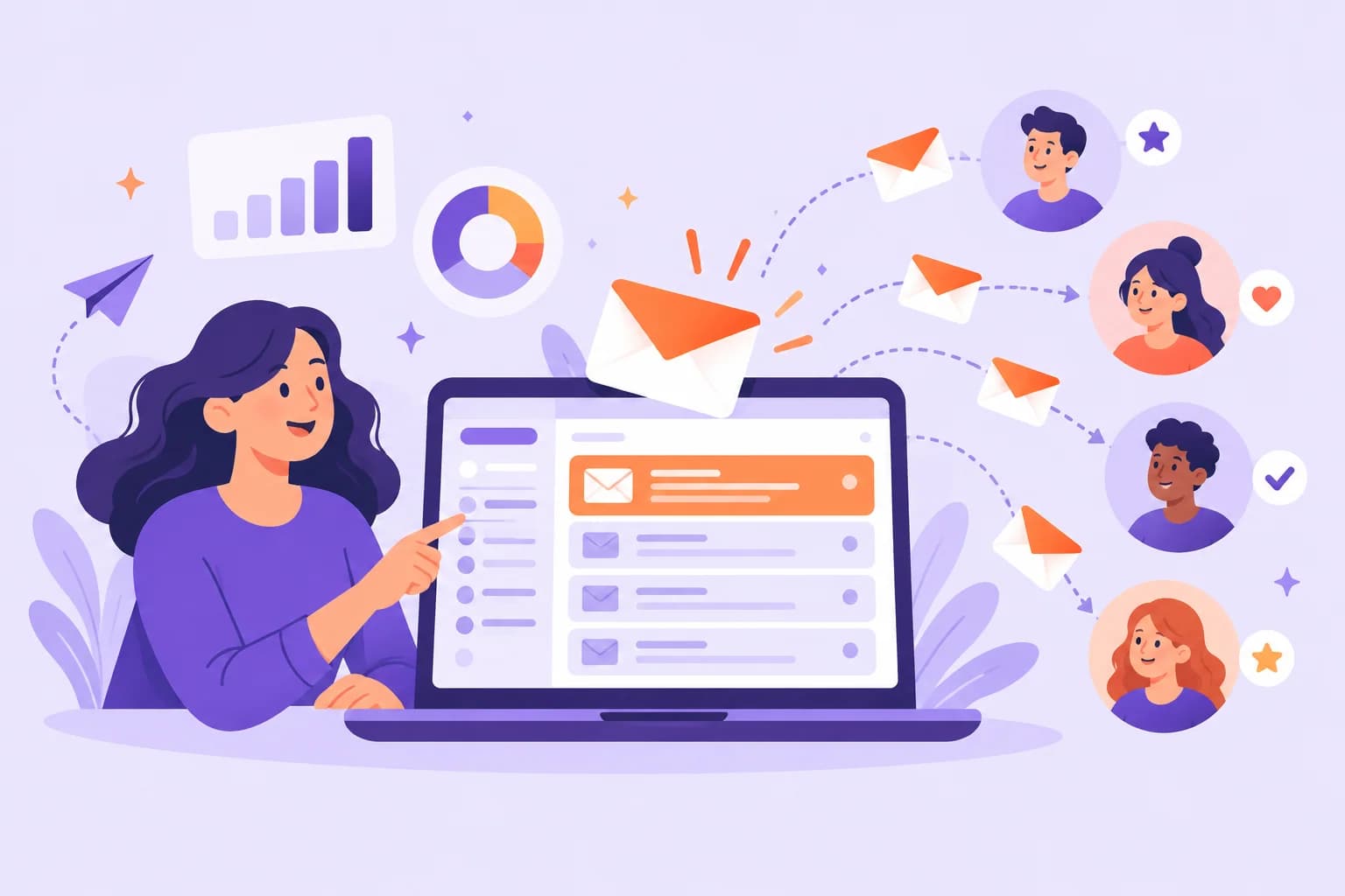 Email newsletter reaching customers