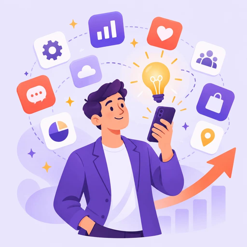 A business owner with an app idea