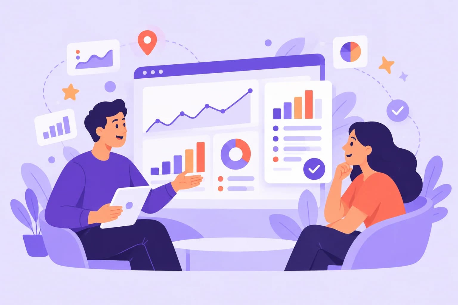 SEO reporting dashboard
