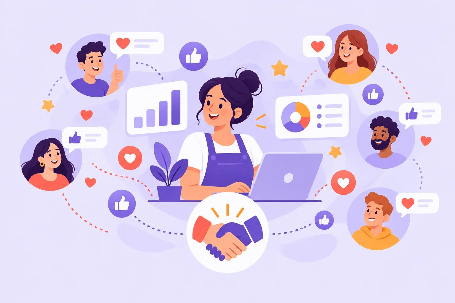 Community conversations with customers