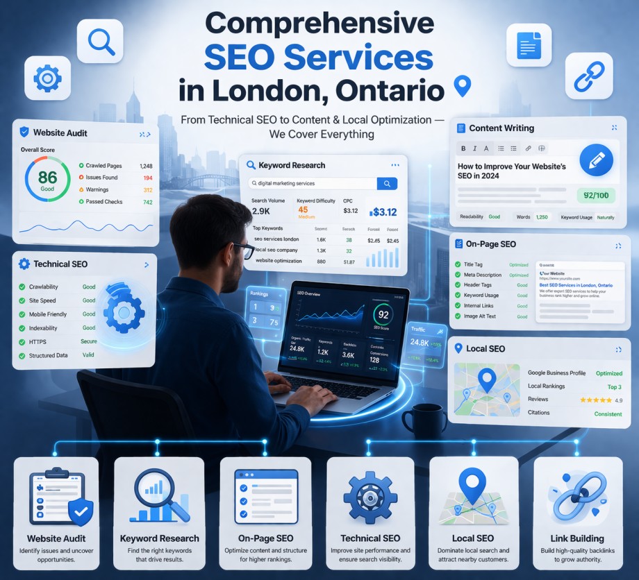 SEO services in London, Ontario