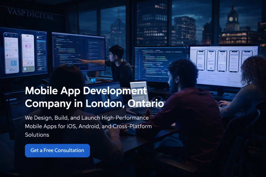Mobile application development company in London, Ontario